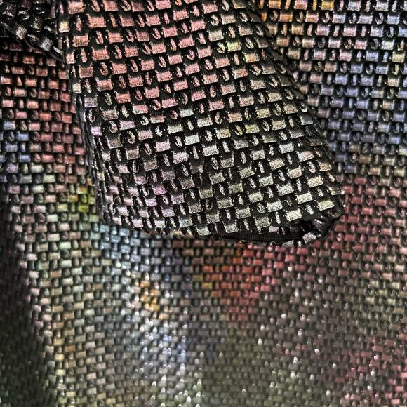 Free People Diamonds Are Forever Shimmer Metallic Mod Shift Cocktail Party Dress - Picture 8 of 12